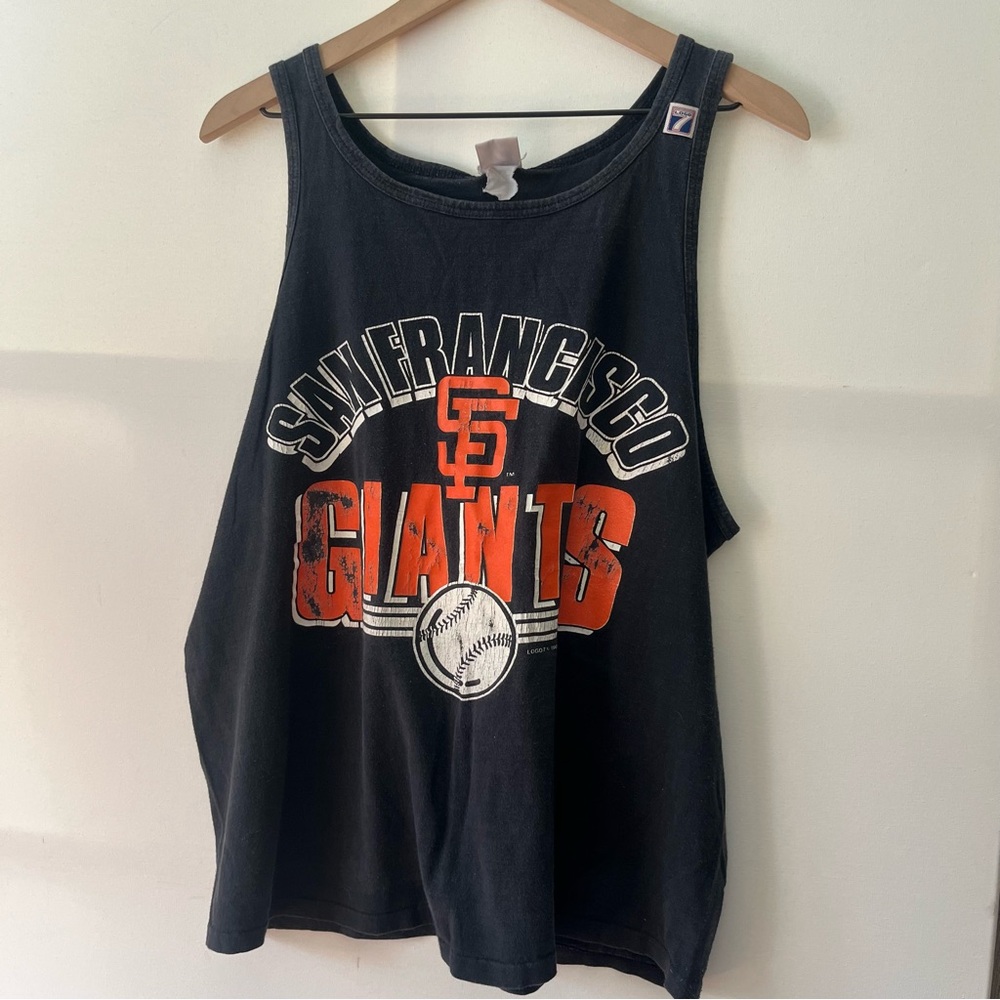 Vintage San Francisco Giants Black Tank Top